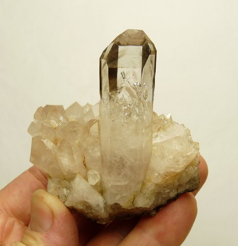 Quartz Crystal on Calcite Matrix - Brandberg, Namibia