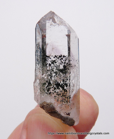 Topaz crystal with beautiful rainbows
