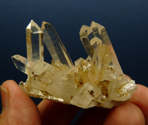Gemmy, high quality quartz crystal group, display specimen Gemmy, high quality quartz crystal group, display specimen