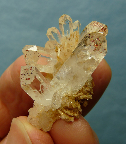 Peculiarly shaped dark amethyst quartz crystal