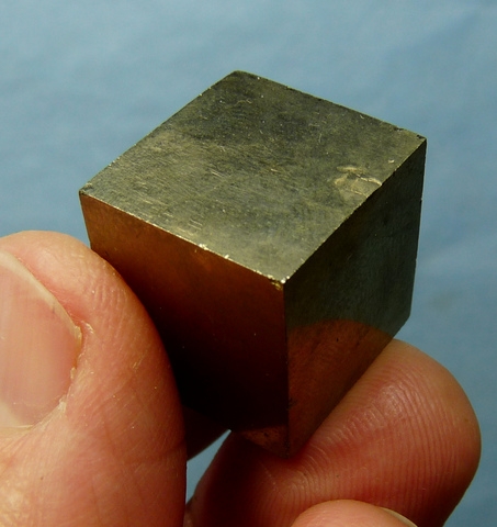 Pyrite crystal cube from Spain